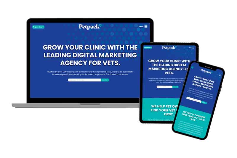 Petpack The Vet Marketing Experts - Websites