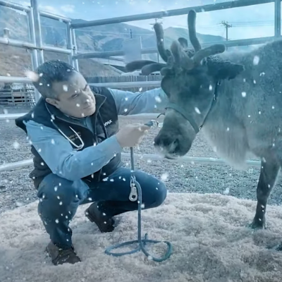 Santa’s vet clears reindeer for Christmas flight